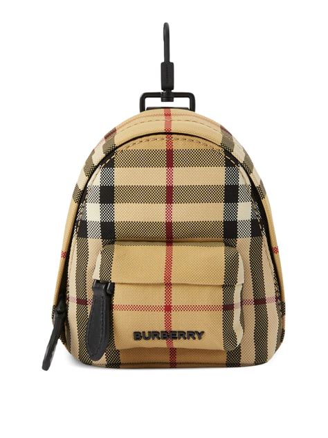 burberry key holder|burberry backpack keychain.